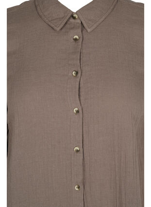 Long cotton shirt with a classic collar, Falcon, Packshot image number 2