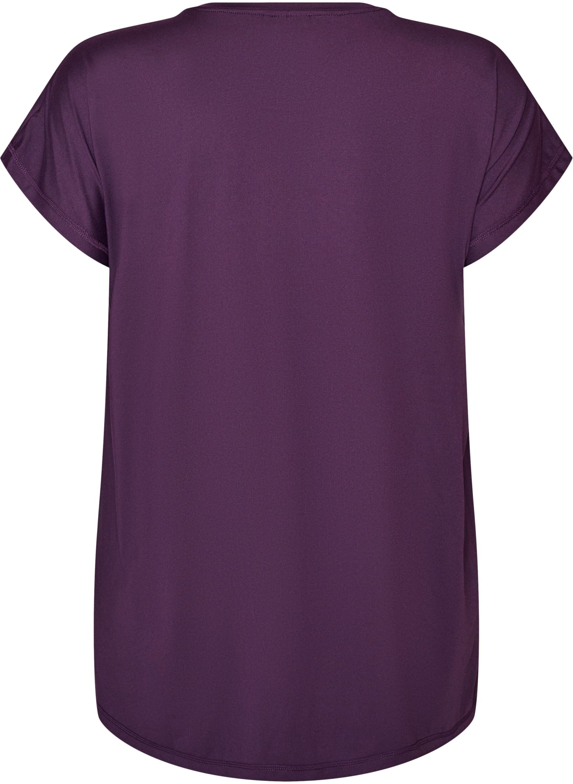 ZizzifashionLong workout T-shirt, Purple, Packshot image number 1