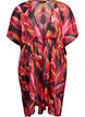 Beach kimono with print, Red, Packshot image number 0