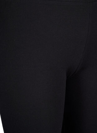 Tight fit ribbed trousers, Black, Packshot image number 2