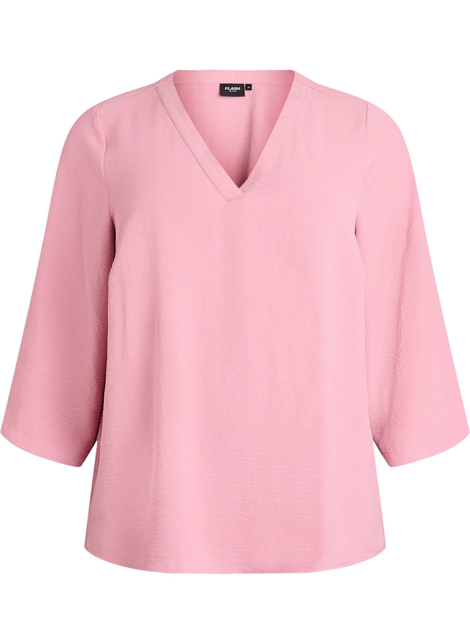 ZizzifashionBlouse with 3/4 sleeves, Rose, Packshot image number 0