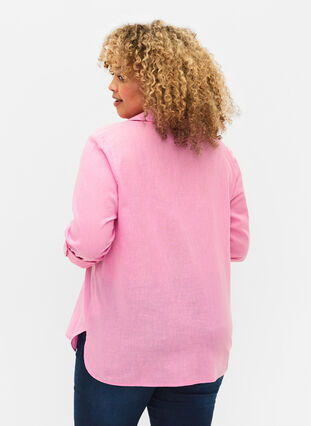 Shirt with button closure, Begonia Pink, Model image number 1