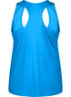 Workout top with racer back, Blue, Packshot image number 1