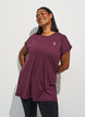Long workout T-shirt, Red, Model image number 0