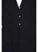Short-sleeved viscose tunic, Black, Packshot image number 2