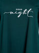 Short-sleeved nightgown in organic cotton, Green, Packshot image number 2