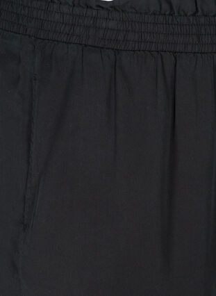 Loose Bermuda shorts with smock, Black, Packshot image number 2