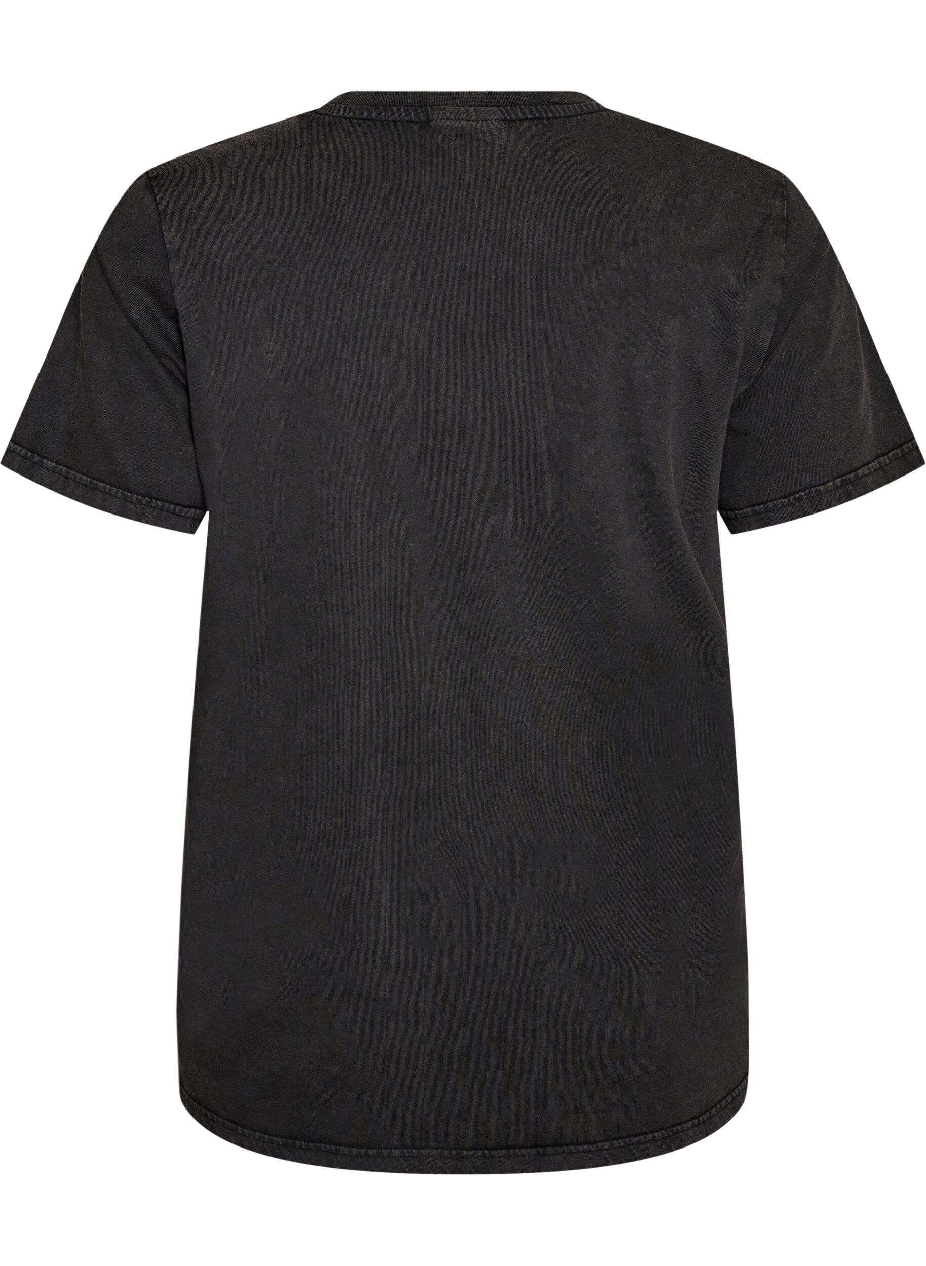 ZizzifashionOrganic cotton graphic T-shirt, Grey, Packshot image number 1