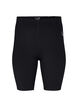 Tight-fitting training shorts with pocket, Black, Packshot image number 0