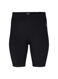Tight-fitting training shorts with pocket, Black, Packshot