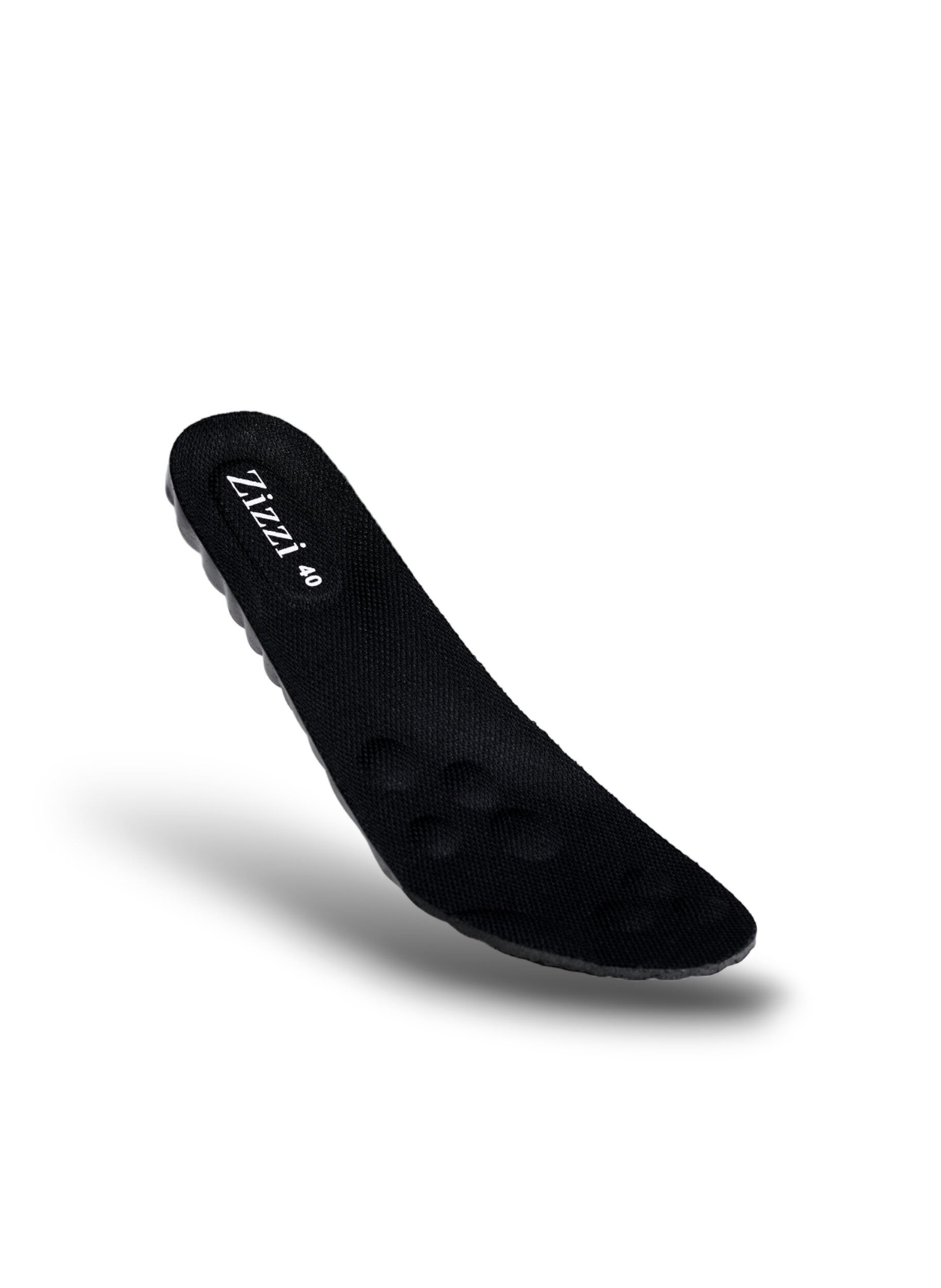 ZizzifashionShock-absorbing insole, Black, Packshot image number 0