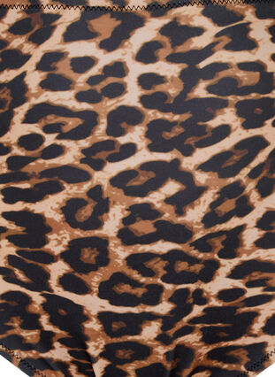 High waisted leopard print bikini bottom, Leopard Print, Packshot image number 2