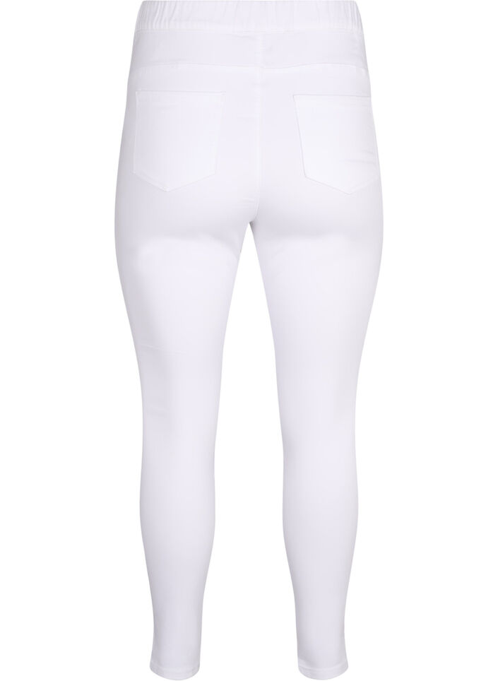 High-waisted jeggings, White, Packshot image number 1