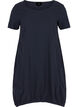 Short-sleeved cotton dress, Blue, Packshot image number 0