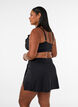 Bikini bottom with brief and wrap-around effect, Black, Model image number 1