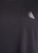 Solid-coloured training T-shirt, Black, Packshot image number 2