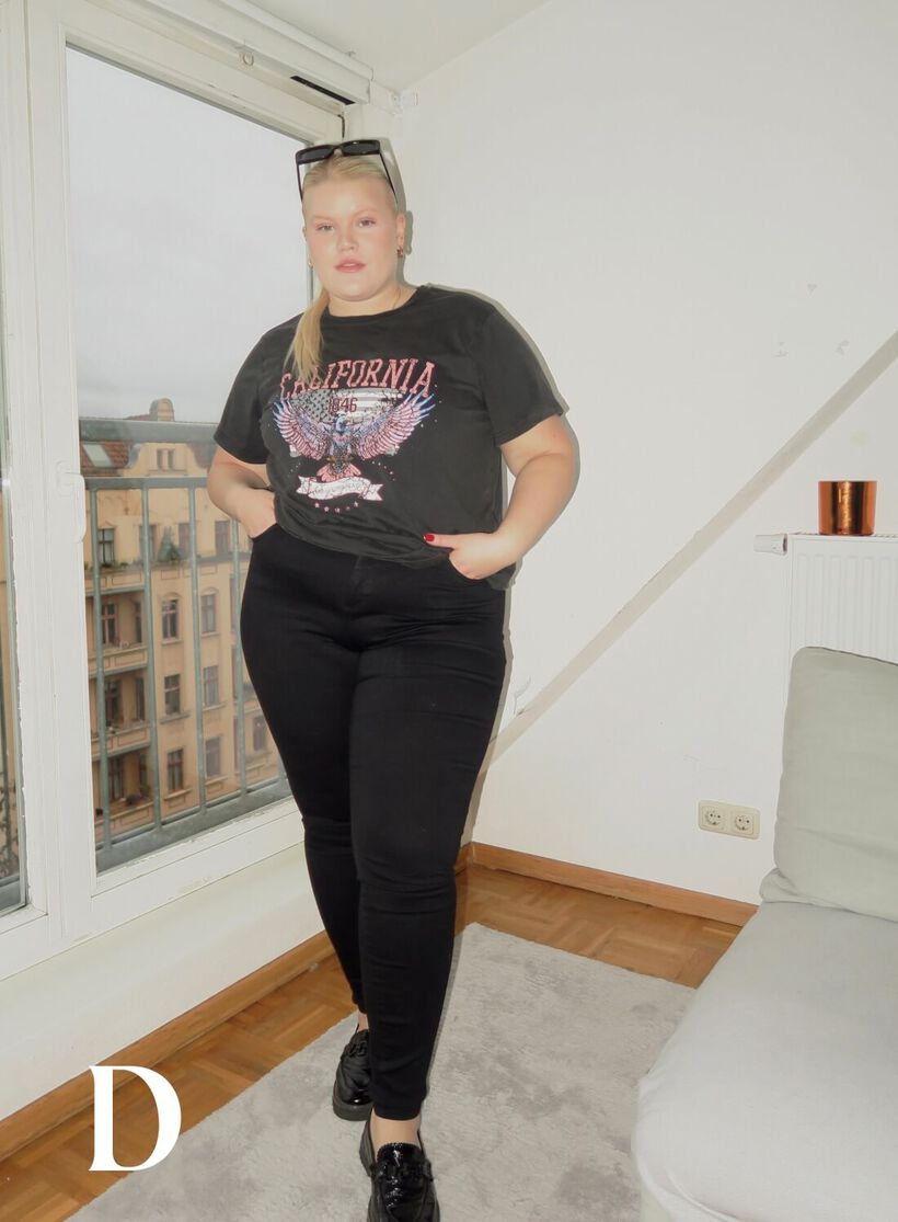 1 pair of jeans - 3 body shapes, , Model