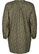 Long-sleeved tunic with floral print, Green, Packshot image number 1