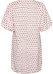 Polka dot A-line dress with balloon sleeves, Pink, Packshot image number 1