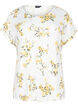 T-shirt with floral print, Yellow, Packshot image number 0