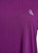 Solid-coloured training T-shirt, Purple, Packshot image number 2