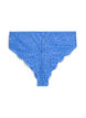 Lace Brazilian brief with a regular waist, Blue, Packshot image number 1