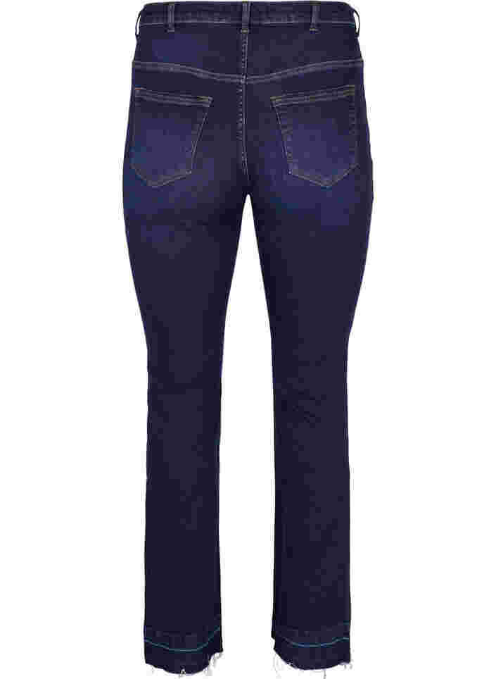 Ellen bootcut jeans with high waist, Dark blue, Packshot image number 1
