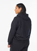 Sweatshirt with hood and print, Black, Model image number 2