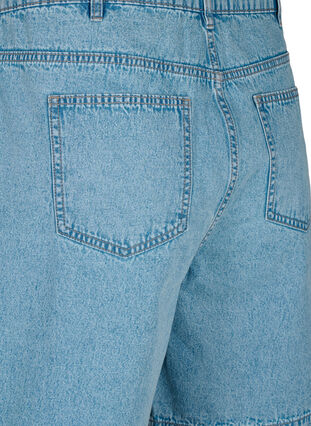 High waist denim shorts, Light Blue Denim, Packshot image number 3