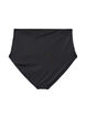 High waisted bikini bottom, Black, Packshot image number 1
