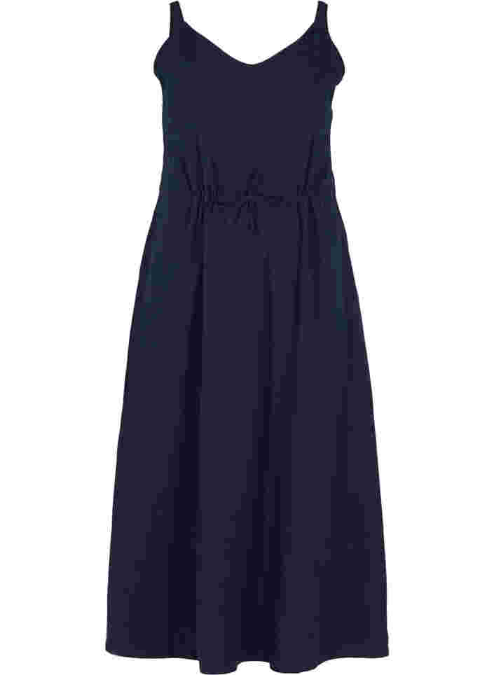 Maxi dress with smock, Night Sky, Packshot image number 0