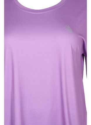 Short sleeved workout t-shirt, African Violet, Packshot image number 2