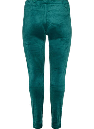 One coloured velour leggings, Ponderosa Pine, Packshot image number 1