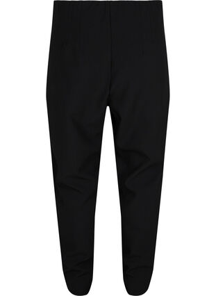 Classic high-waisted trousers, Black, Packshot image number 1