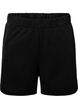 Plain workout shorts with pockets, Black, Packshot image number 0