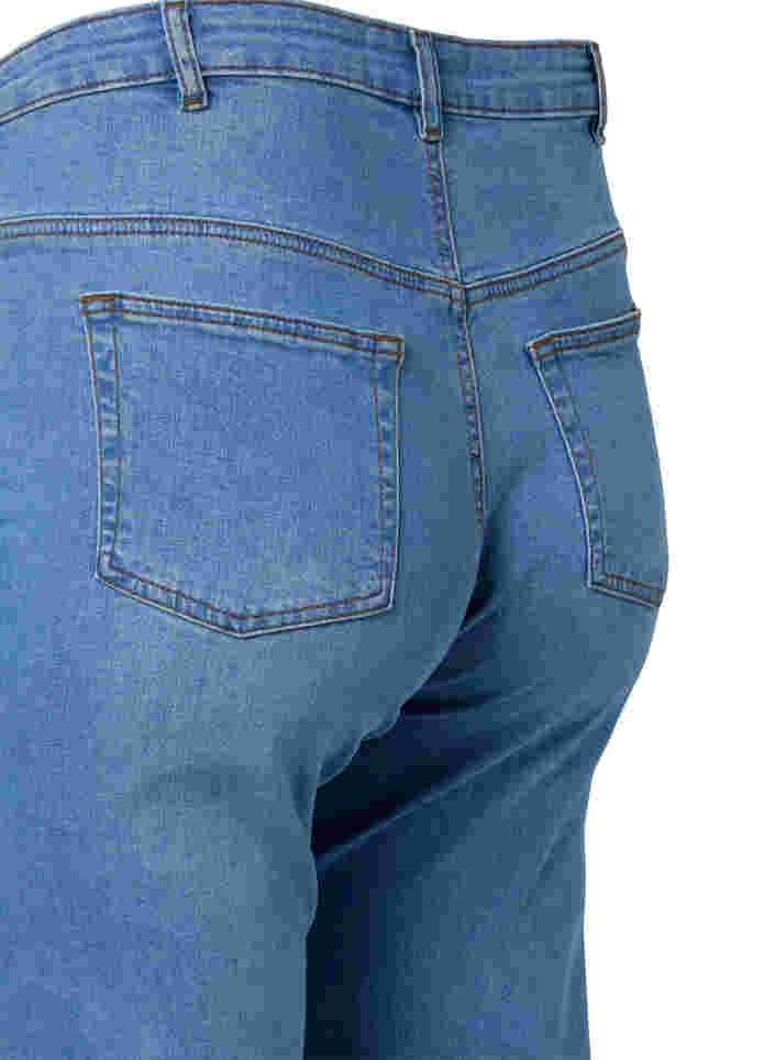 High waisted Gemma jeans with regular fit, Light blue, Packshot image number 3