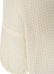 Blouse in seersucker with tie-string, Beige, Packshot image number 3
