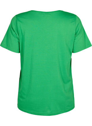 FLASH - T-shirt with v-neck, Kelly Green, Packshot image number 1