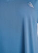 Short-sleeved workout t-shirt with v-neck, Petrol, Packshot image number 2