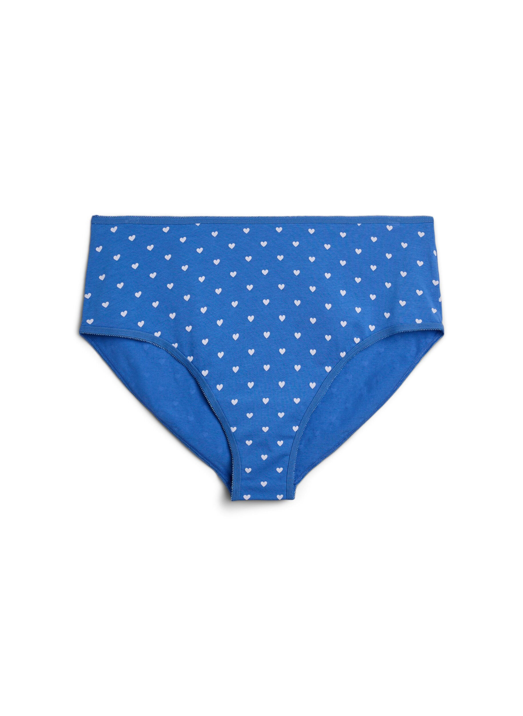 Zizzifashion7-pack of panties with a regular waist, Mixed colours, Packshot image number 3