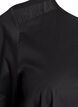 Blouse with stitching details and 3/4 sleeves, Black, Packshot image number 2