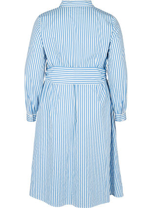 Striped shirt dress in cotton, Regatta, Packshot image number 1
