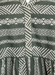 Short dress with graphic print and 3/4 sleeves, Green, Packshot image number 2
