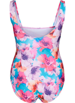 Swimsuit with print, Pink Flower, Packshot image number 1