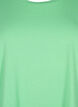 Short sleeve cotton blend T-shirt, Green, Packshot image number 2