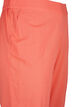 Loose pants in linen-cotton blend, Living Coral, Packshot image number 2