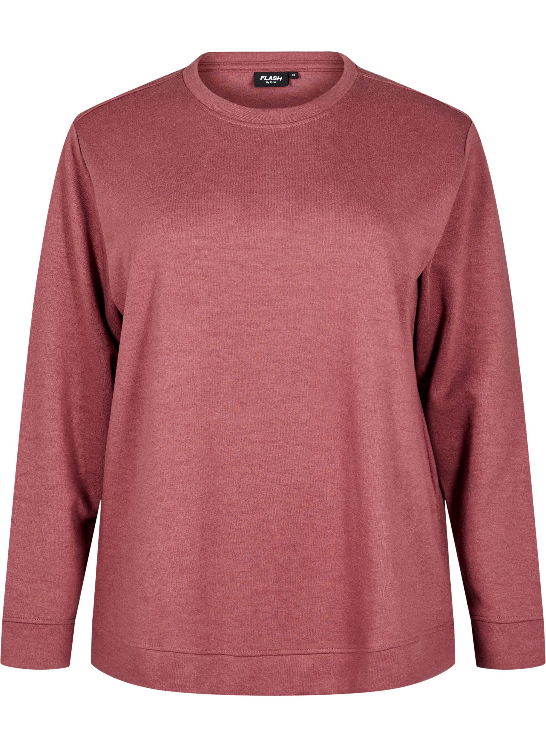 Zizzifashion FLASH - Sweatshirt with crew neck, Brown, Packshot image number 0