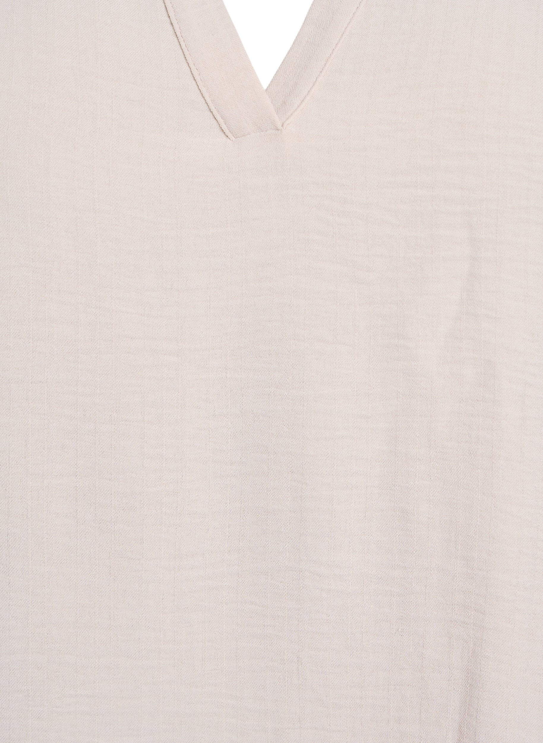 ZizzifashionLoose blouse with short sleeves, Beige, Packshot image number 2