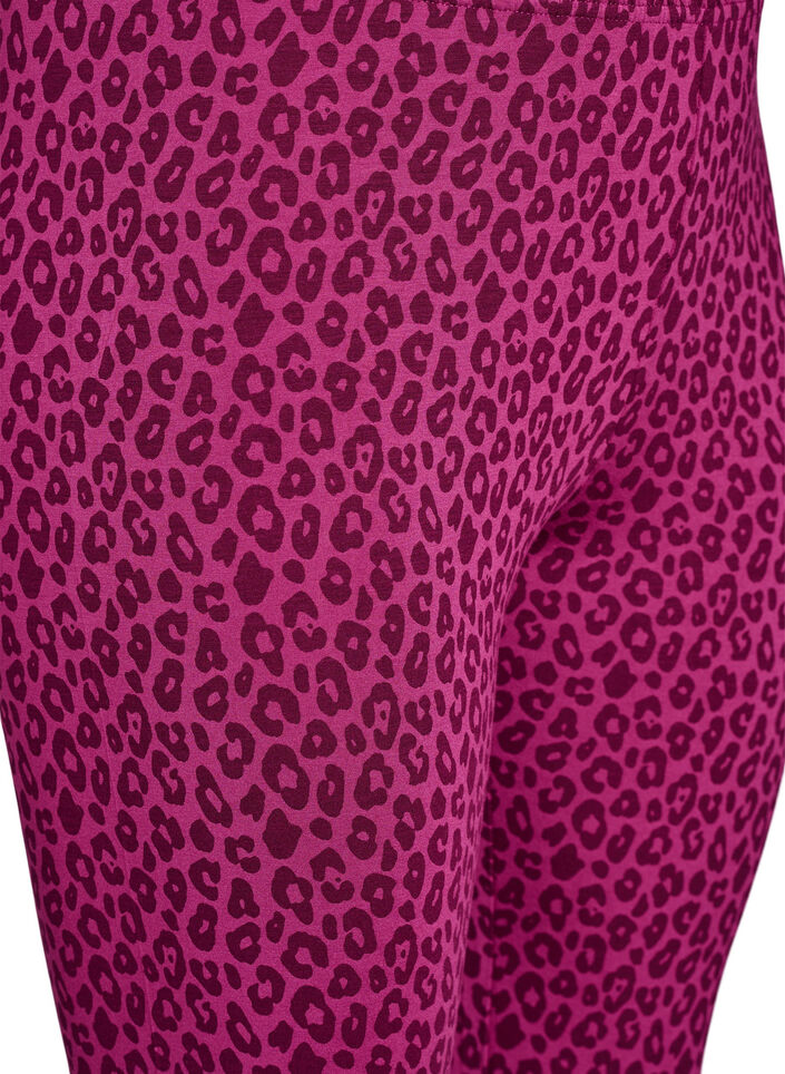 Ankle-length leggings in viscose, Pink, Packshot image number 2