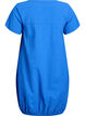 Short sleeve cotton dress, Blue, Packshot image number 1